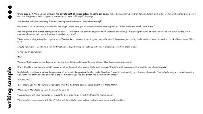 excerpt from artistic interpretation